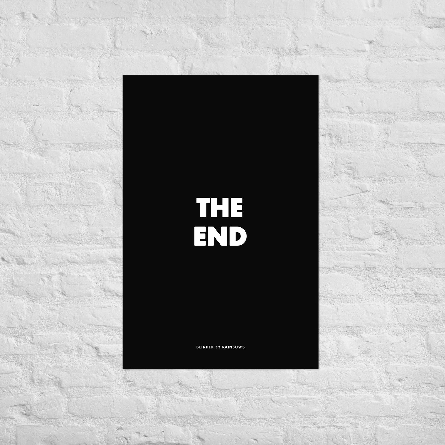 The End Poster Wallart