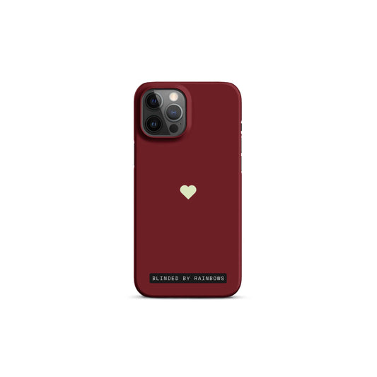 iPhone Case Maroon Blinded by Rainbows