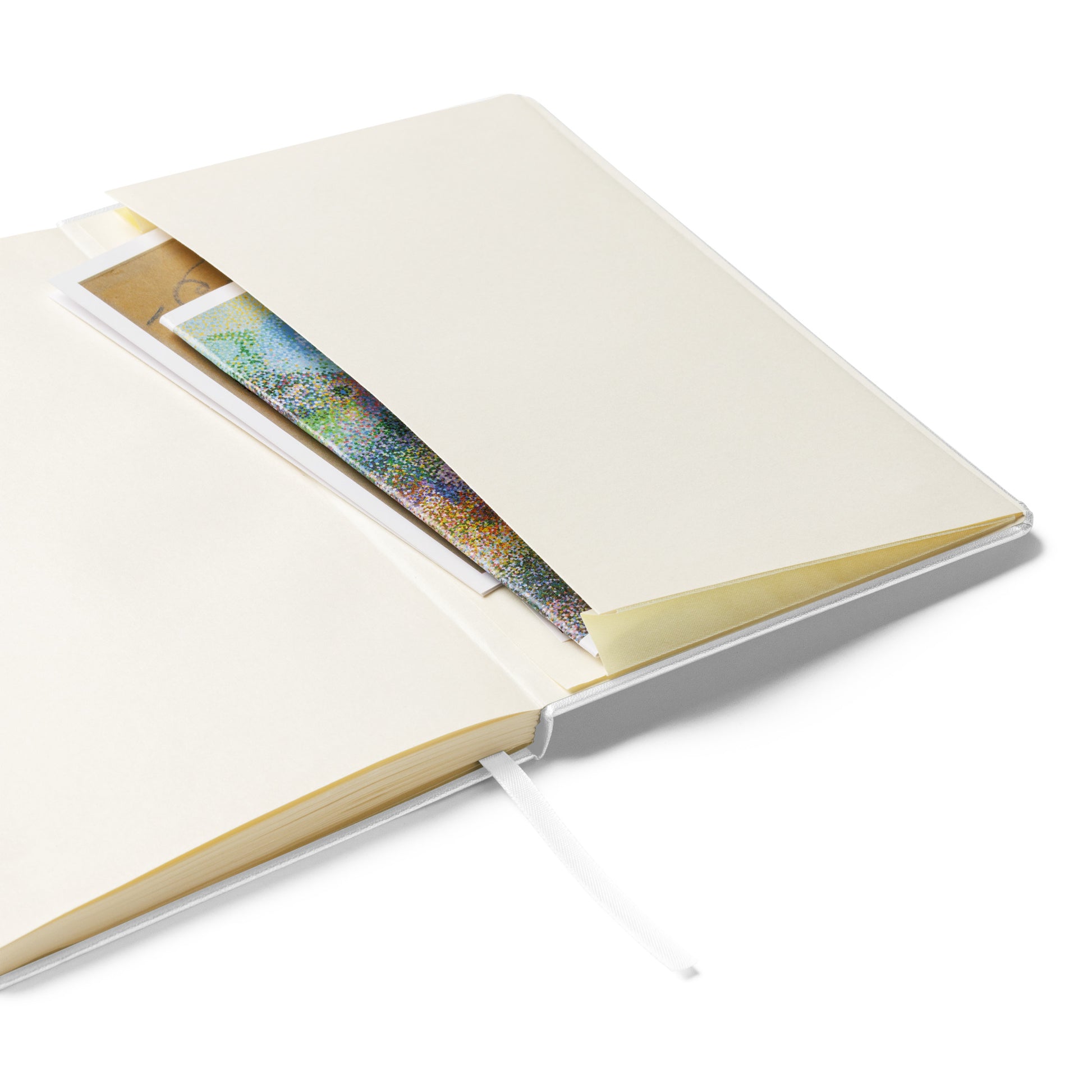 white notebook